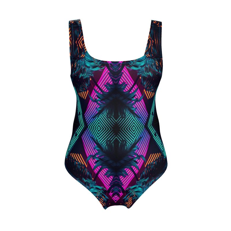 Bikini con efecto neón para festivales de verano de Sefira | Colección de playa