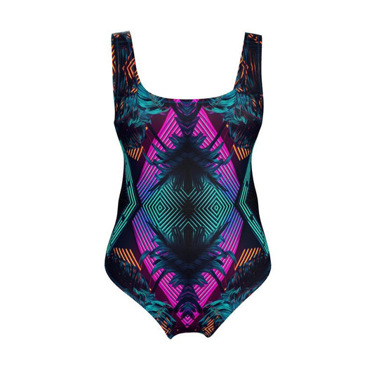 Bikini con efecto neón para festivales de verano de Sefira | Colección de playa