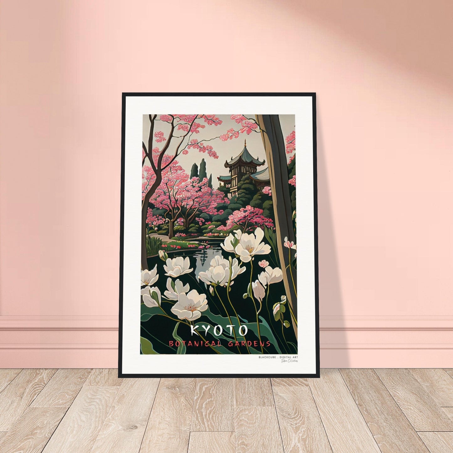 Sefira Japan Kyoto (v1) Museum-Quality Matte Paper Wooden Framed Poster | Sefira Art Gallery