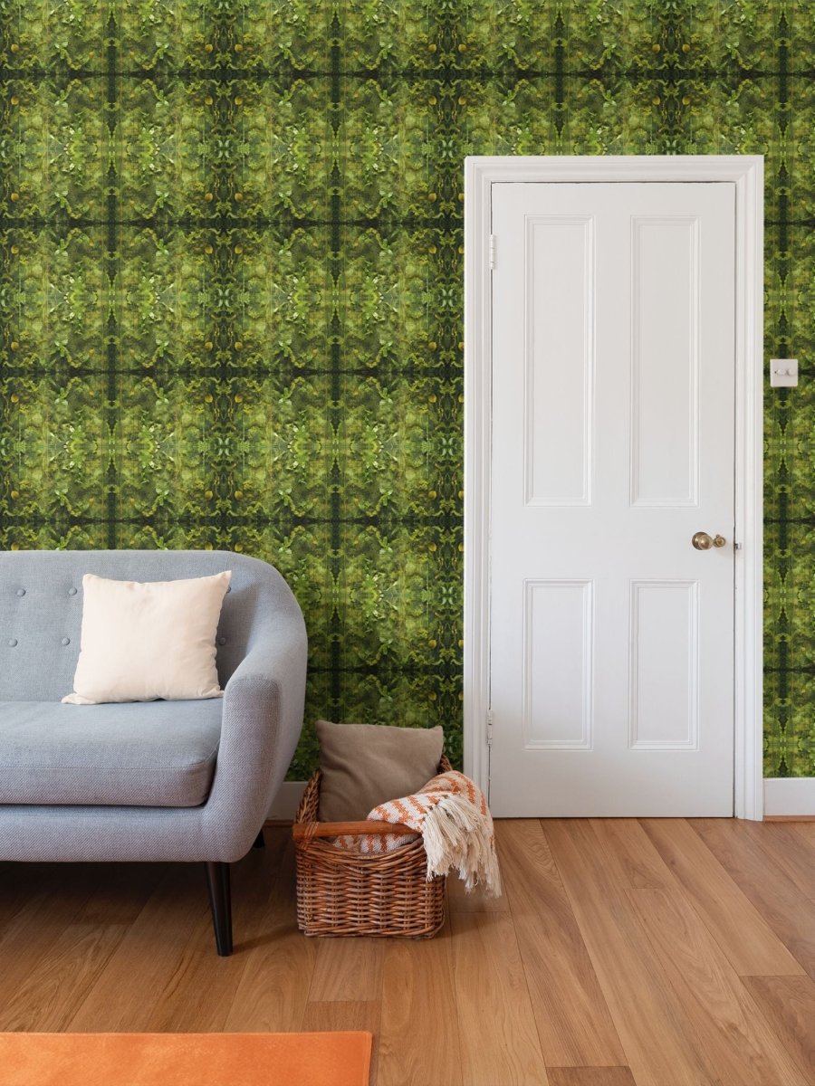 Sefira Moss Wallpaper (v2) | Sefira Home Collection - Repeat Pattern Wallpaper - Sefira Collections