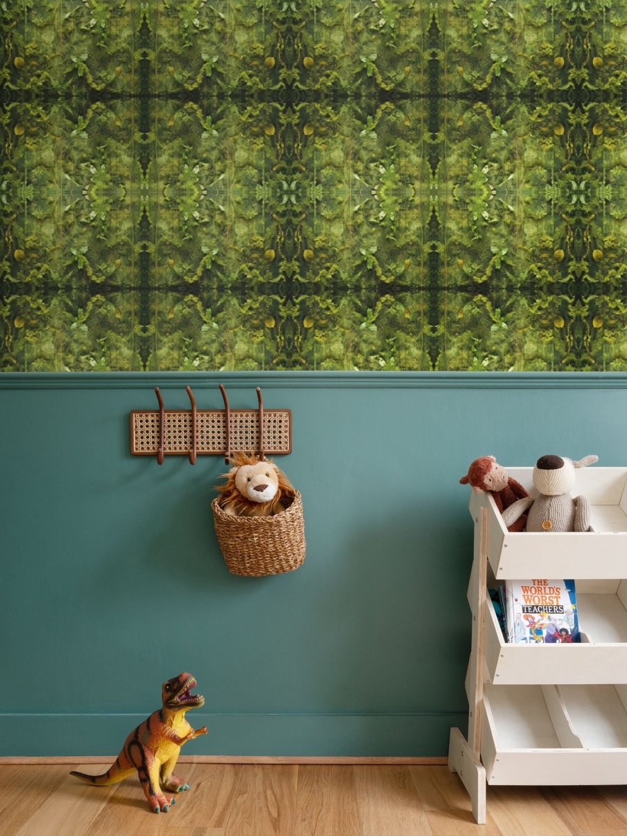 Sefira Moss Wallpaper (v2) | Sefira Home Collection - Repeat Pattern Wallpaper - Sefira Collections