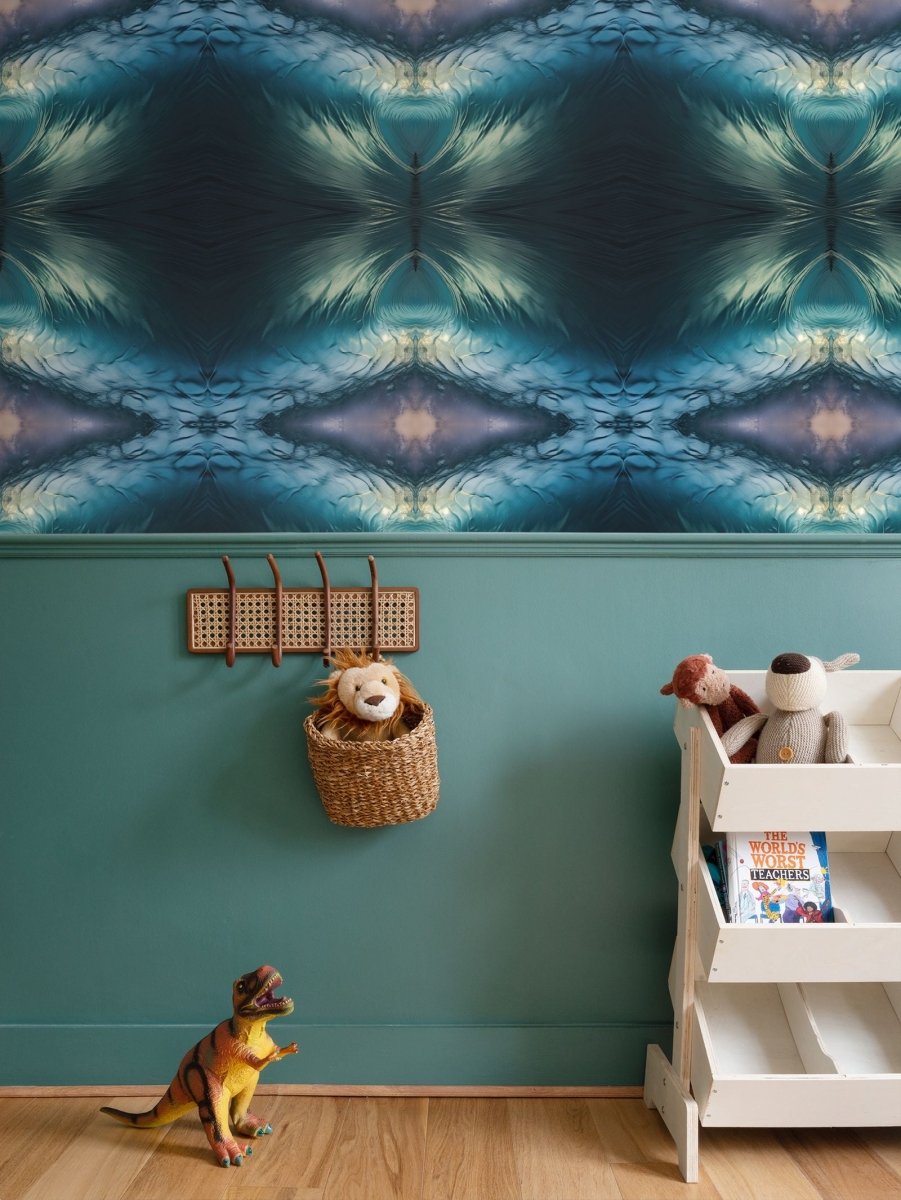 Sefira Waves texture Wallpaper (v1) | Sefira Home Collection - Repeat Pattern Wallpaper - Sefira Collections