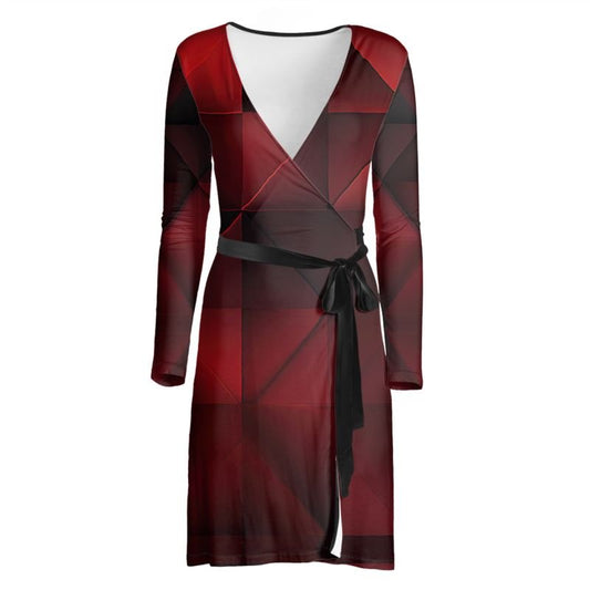 Sefira Art Wrap Dress | Sefira Fall Winter - Wrap Dress - Sefira Collections