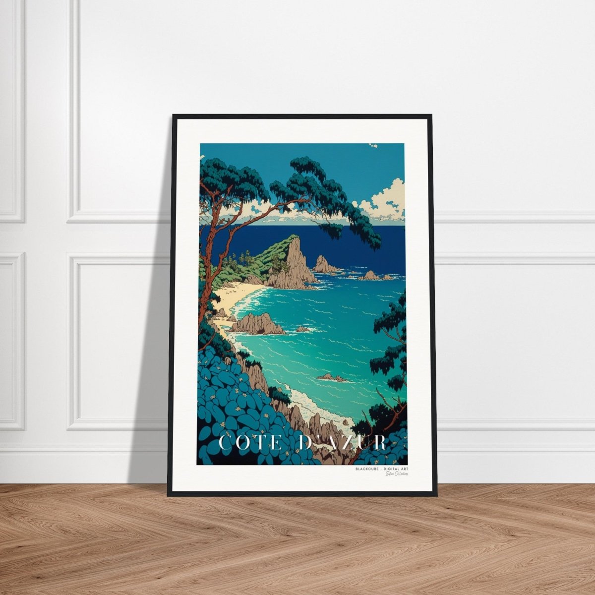 Sefira France (v3) Museum-Quality Matte Paper Wooden Framed Poster | Sefira Art Gallery - Print Material - Sefira Collections