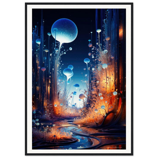 Sefira Lucid Dreams (v1) | Sefira Art Gallery | Museum-Quality Matte Paper Wooden Framed Poster - Print Material - Sefira Collections