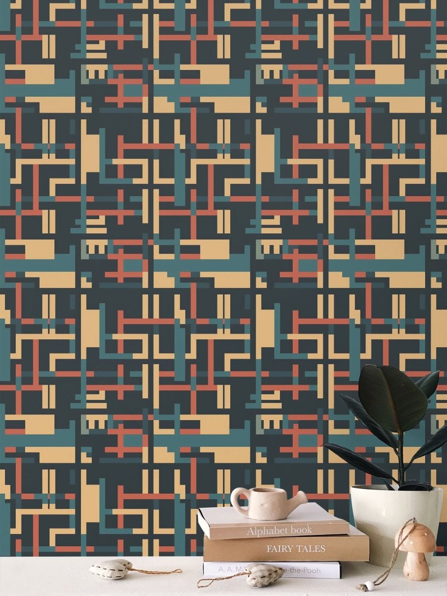Sefira Modern Art Wallpaper v1 | Sefira Home Collection - Repeat Pattern Wallpaper - Sefira Collections