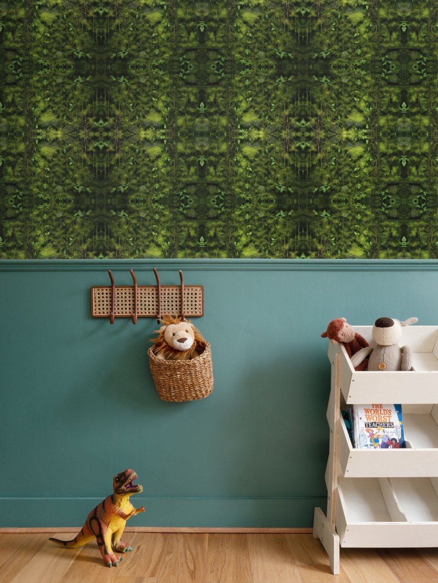 Sefira Moss Wallpaper (v1) | Sefira Home Collection - Repeat Pattern Wallpaper - Sefira Collections
