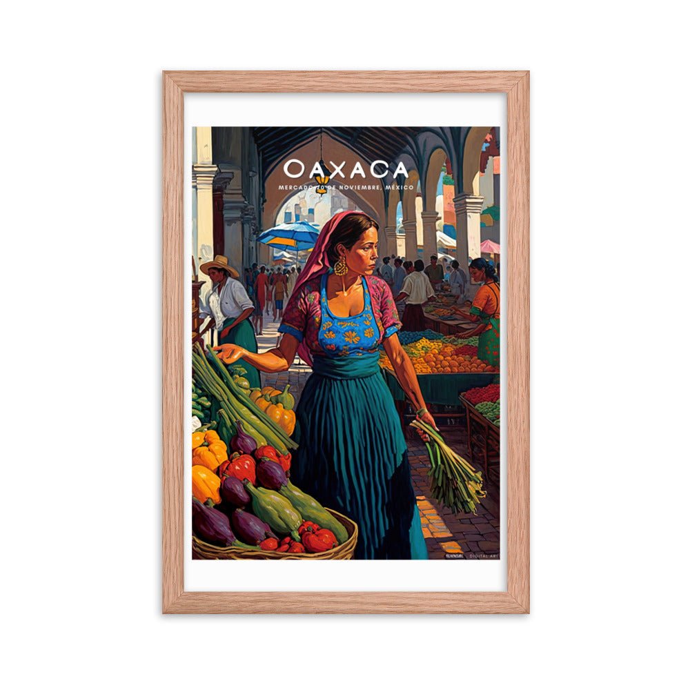 Sefira Oaxaca Vibes (v1) Framed Poster | Sefira Art Gallery - Sefira Collections