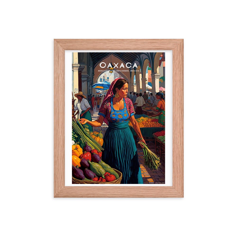 Sefira Oaxaca Vibes (v1) Framed Poster | Sefira Art Gallery - Sefira Collections