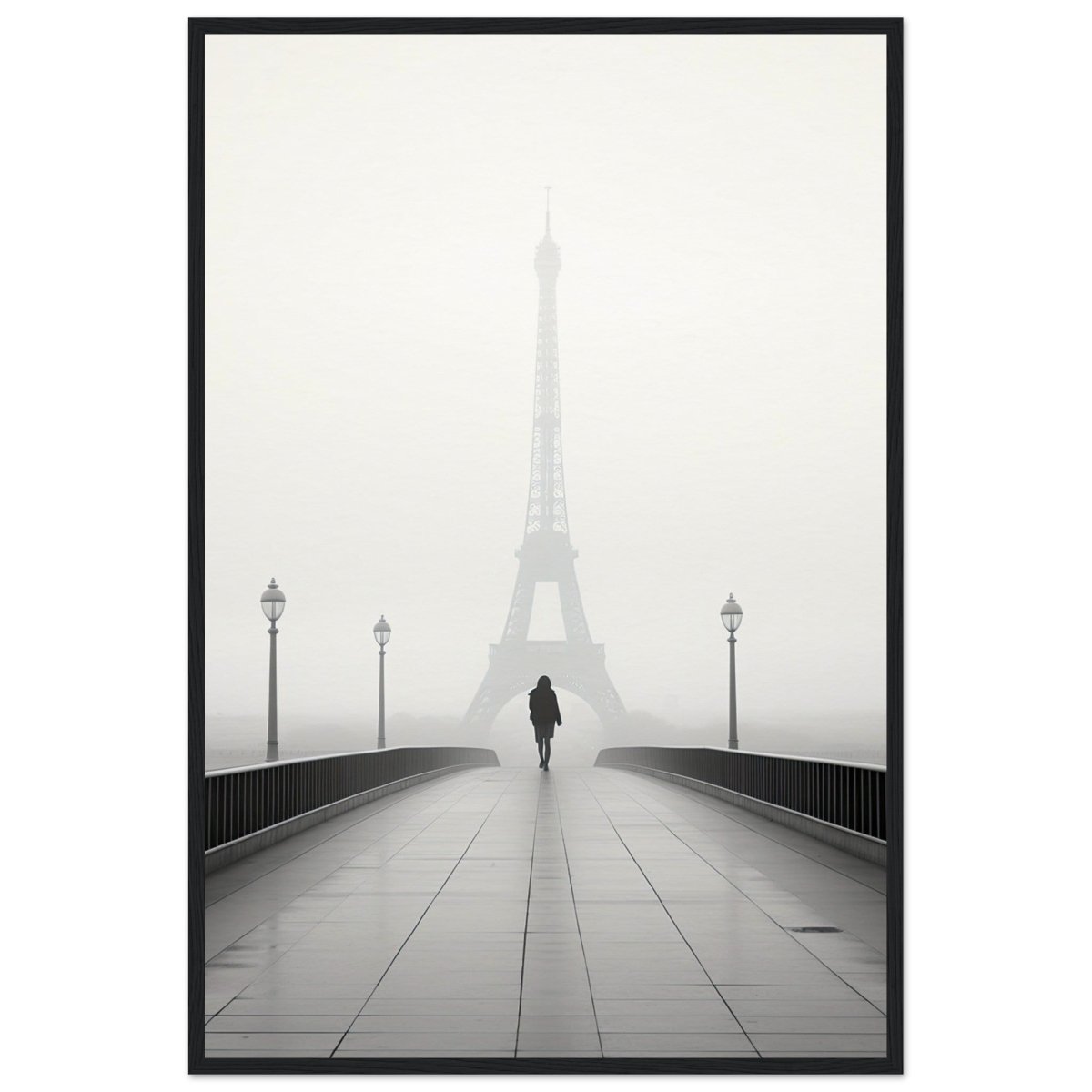 Sefira Paris Travel V2 Museum-Quality Matte Paper Wooden Framed Poster | Sefira Art Gallery - Print Material - Sefira Collections
