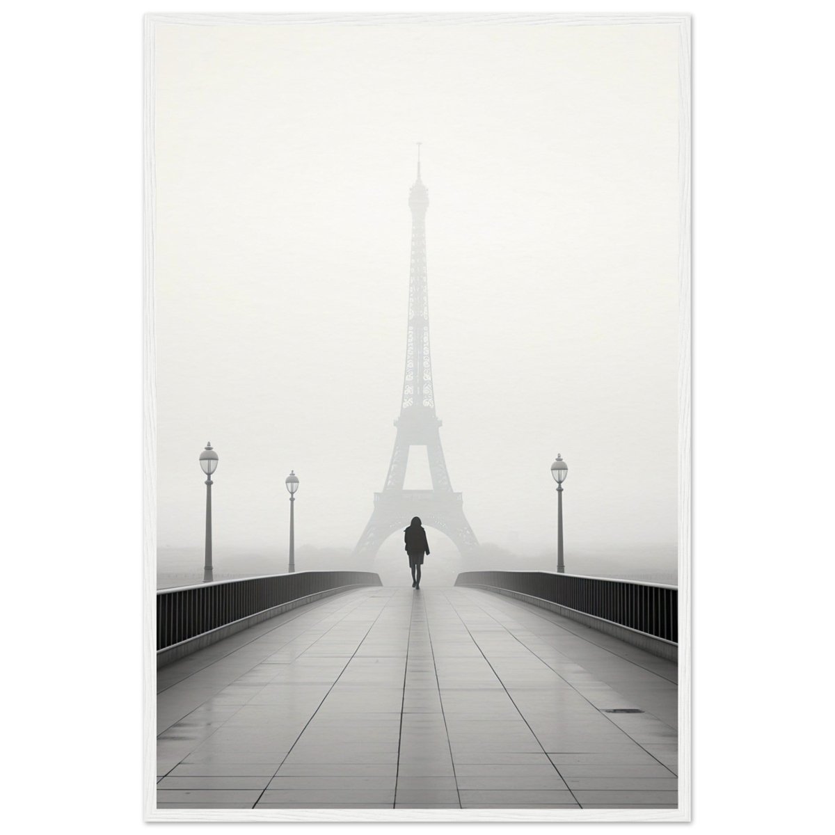Sefira Paris Travel V2 Museum-Quality Matte Paper Wooden Framed Poster | Sefira Art Gallery - Print Material - Sefira Collections