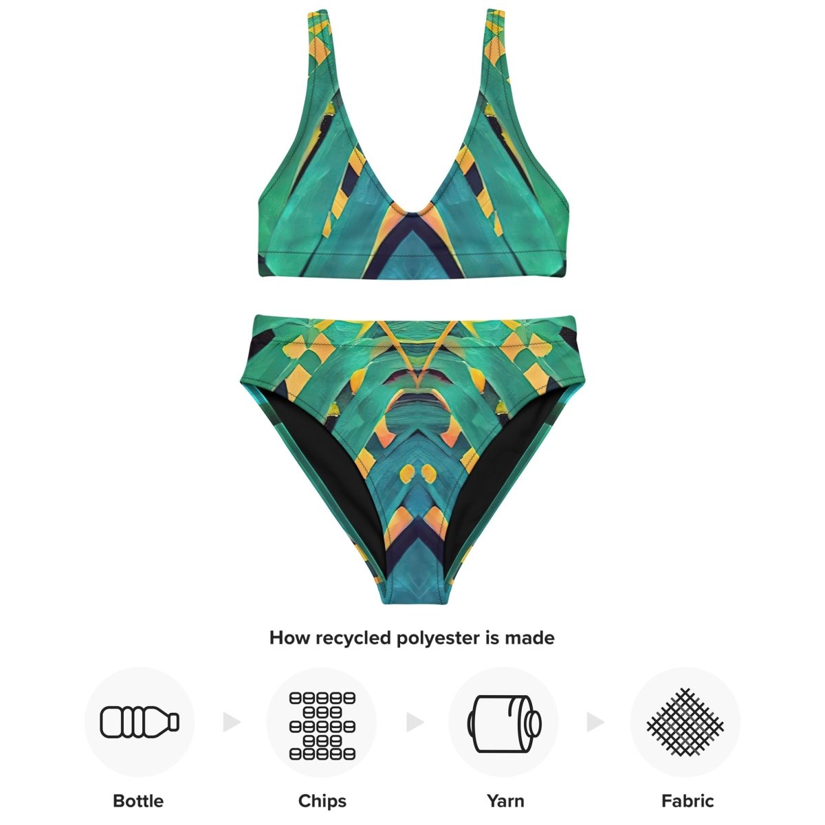 Sefira Summer Festival Recycled high-waisted bikini | Sefira Beach Collection Woman - Sefira Collections