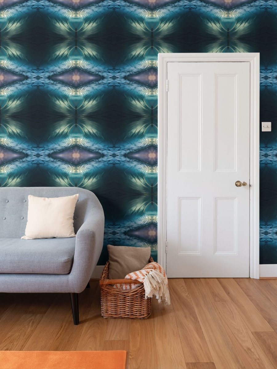 Sefira Waves texture Wallpaper (v1) | Sefira Home Collection - Repeat Pattern Wallpaper - Sefira Collections